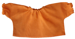 blouse orange